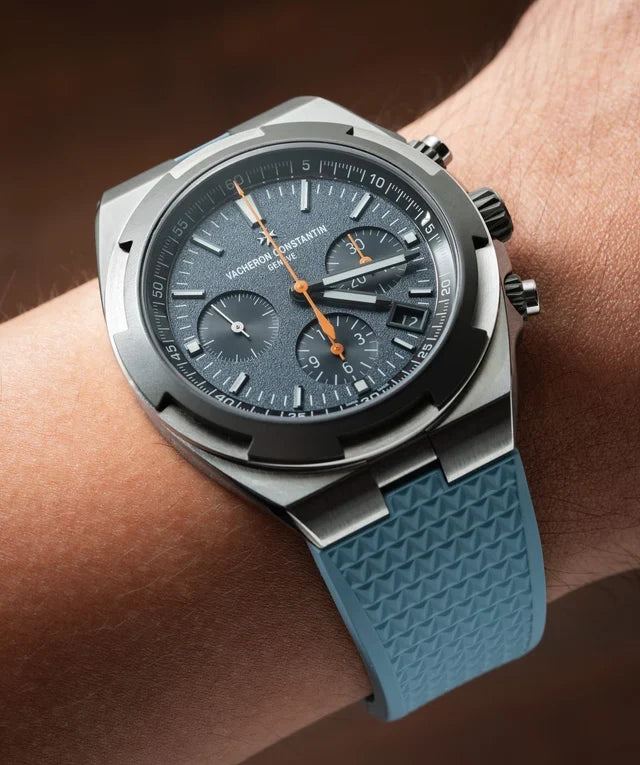 Baby Blue CTS Rubber Strap for Vacheron Constantin Overseas